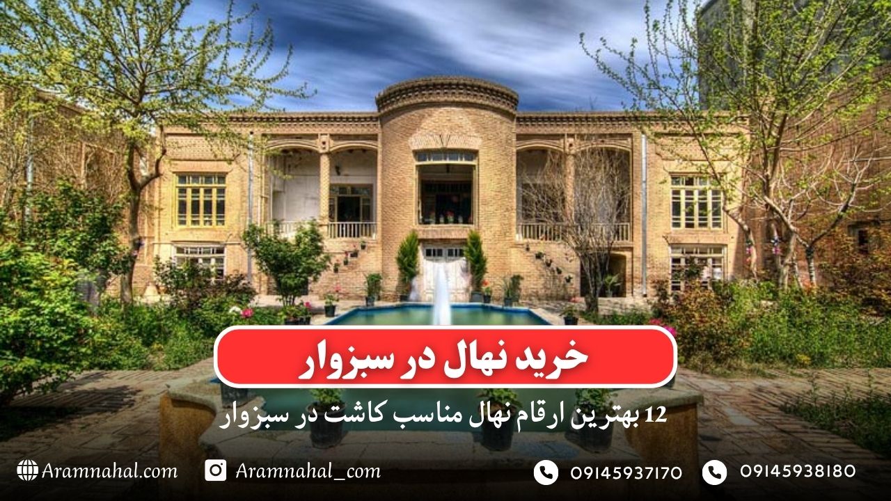 خرید نهال در سبزوار- 12 بهترین نهال مناسب کاشت در سبزوار