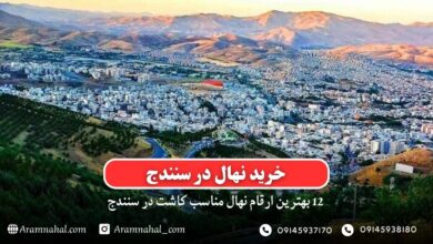 خرید نهال در سنندج - 12 بهترین نهال مناسب کاشت در سنندج