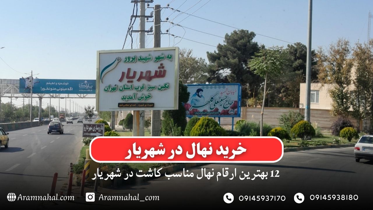 خرید نهال در شهریار - 12 بهترین نهال مناسب کاشت در شهریار